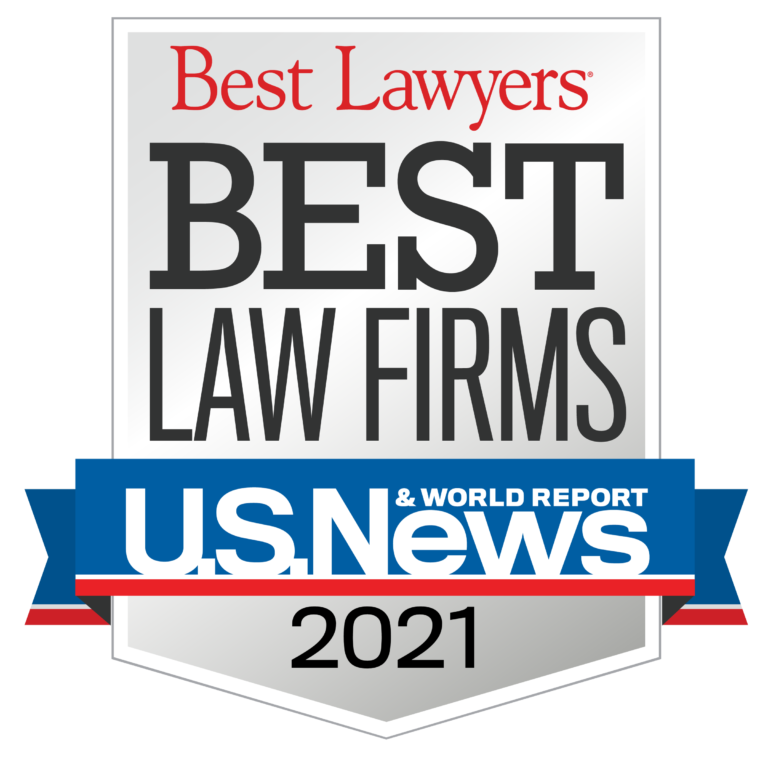 Best Lawyers Best Law Firms 2021 by U.S. News